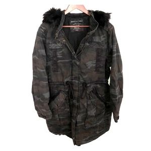 New Rare Camouflage Parka Coat